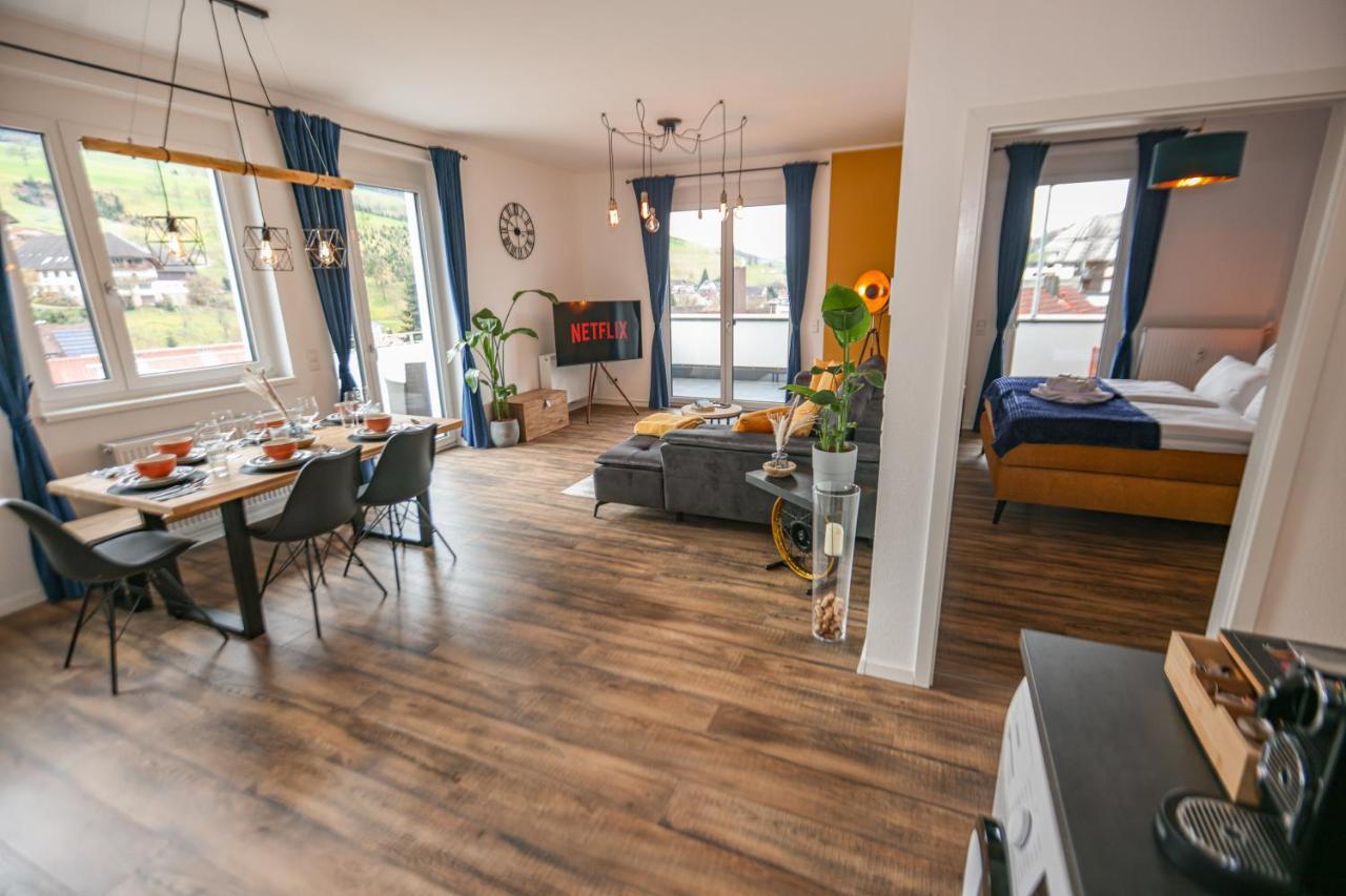 Penthouse I 106 Qm I 2 Balkone I Boxspring I Nespresso I Parkplatz Lejlighed Oberharmersbach Eksteriør billede